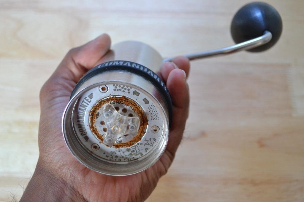 Commandante grinder without jar