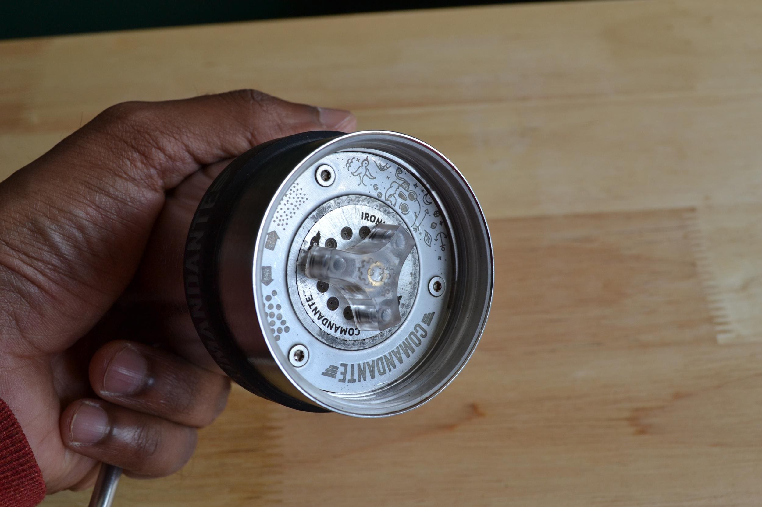 Commandante installed dial